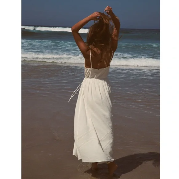 Zara White Midi Dress - Picture 6 of 8